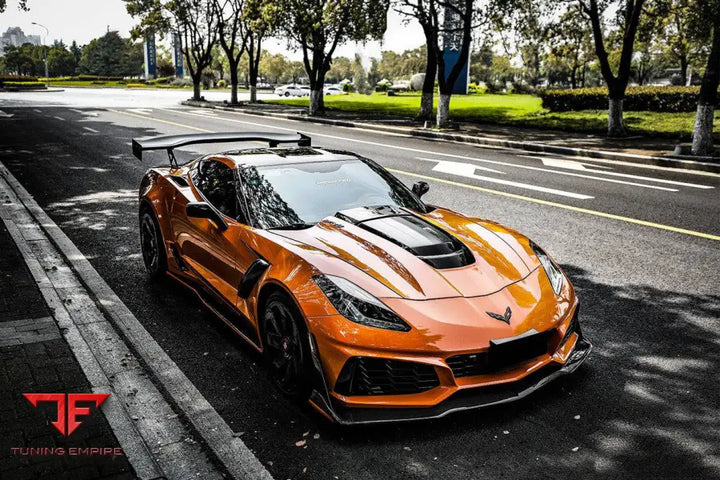 CORVETTE C7 Z51 Z06 GRANDSPORT AR STYLE CARBON FIBER TRUNK SPOILER WING BSD
