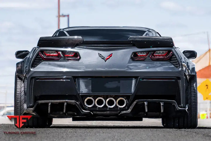 CORVETTE C7 Z51 Z06 GRANDSPORT CARBON FIBER TRUNK SPOILER BSD