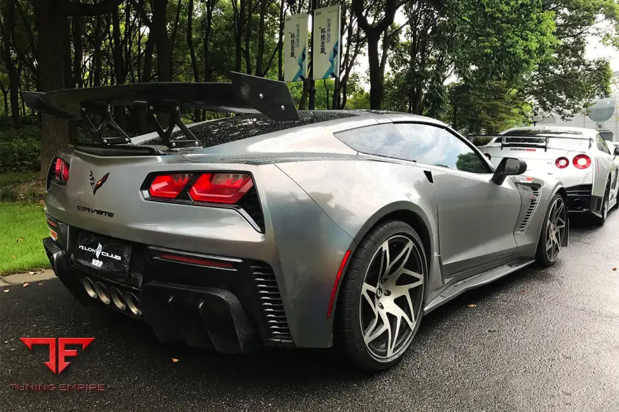 CORVETTE Z06 GRANDSPORT AR STYLE CARBON FIBER SIDE SKIRTS BSD