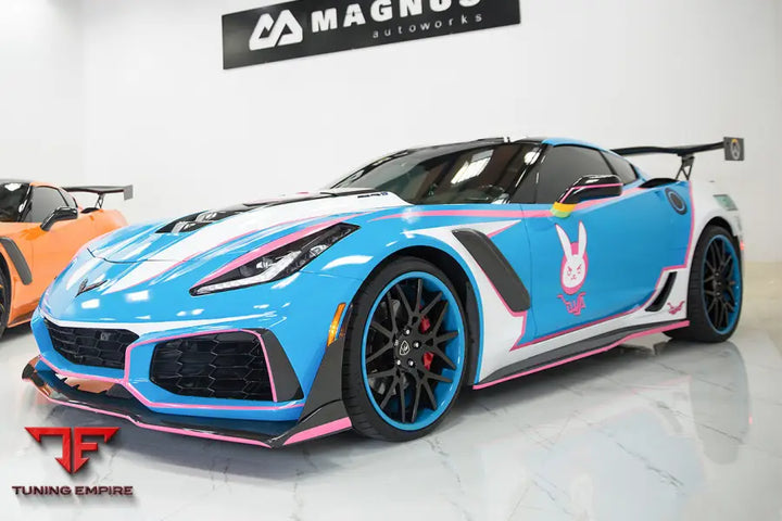 CORVETTE Z06 GRANDSPORT AR STYLE CARBON FIBER SIDE SKIRTS BSD