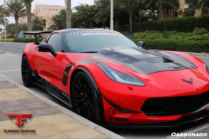 CORVETTE Z06 GRANDSPORT AR STYLE CARBON FIBER SIDE SKIRTS BSD
