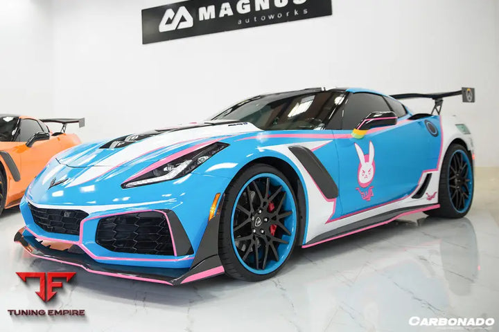 CORVETTE Z06 GRANDSPORT AR STYLE CARBON FIBER SIDE SKIRTS BSD