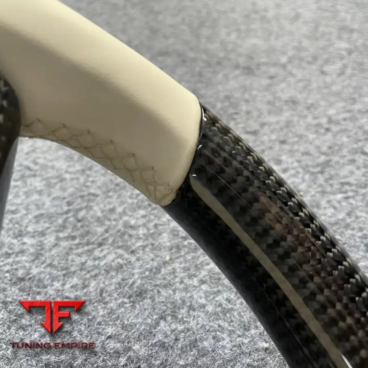 CUSTOM STEERING WHEEL WITH CARBON FIBER FOR LEXUS