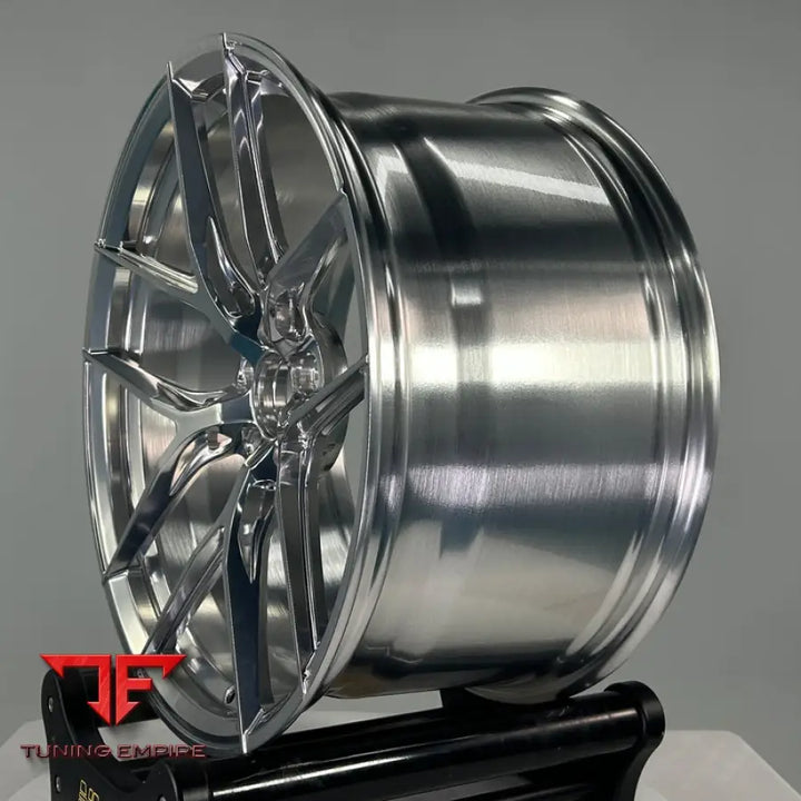 DARK SMOKED POLISHED FULLY FORGED WHEELS