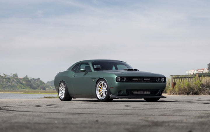 DODGE CHALLENGER 392 HEMI SCAT PACK SHAKER on custom forged wheels
