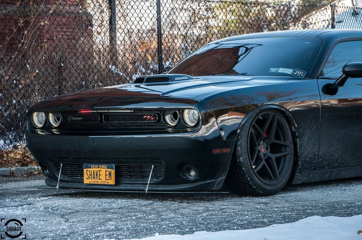 DODGE CHALLENGER 392 HEMI SCATPACK on custom forged wheels