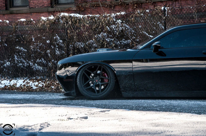 DODGE CHALLENGER 392 HEMI SCATPACK on custom forged wheels