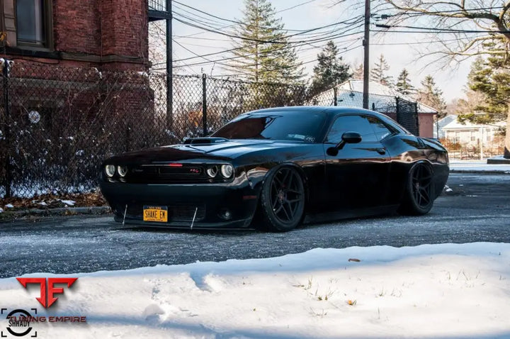 DODGE CHALLENGER 392 HEMI SCATPACK on custom forged wheels