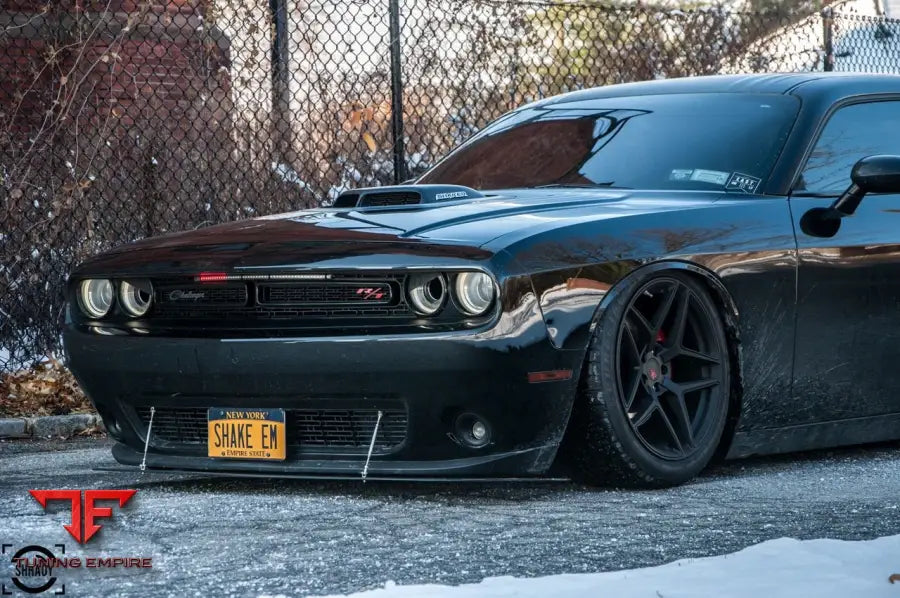 DODGE CHALLENGER 392 HEMI SCATPACK on custom forged wheels