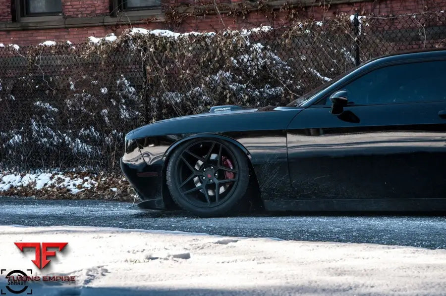 DODGE CHALLENGER 392 HEMI SCATPACK on custom forged wheels