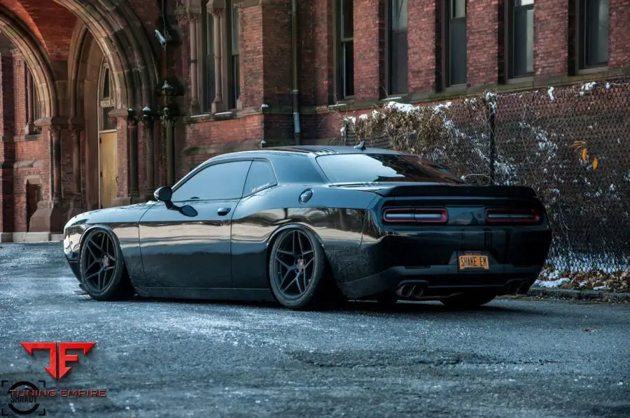 DODGE CHALLENGER 392 HEMI SCATPACK on custom forged wheels