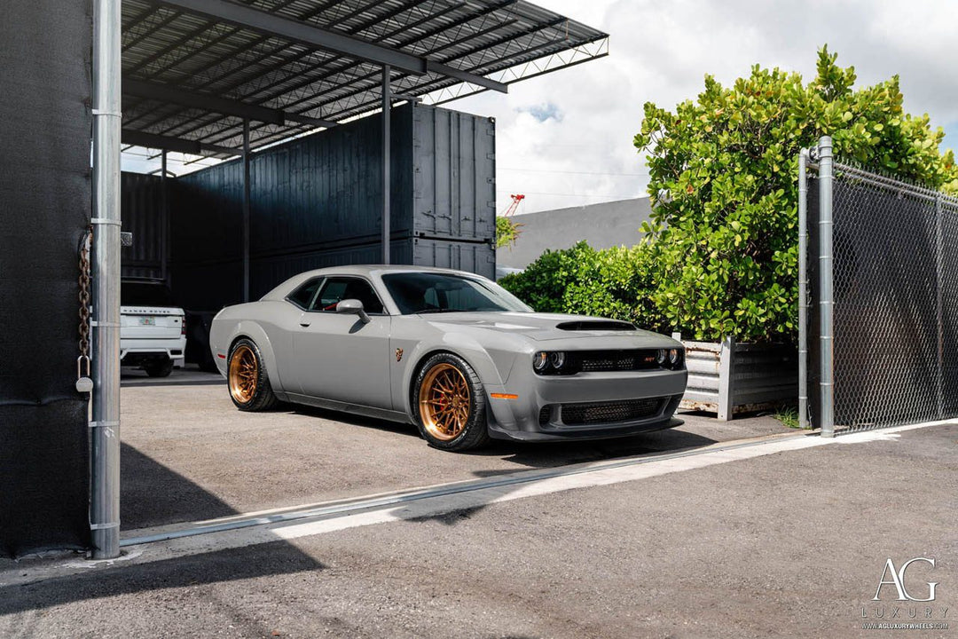 Dodge Challenger Demon on custom forged wheels