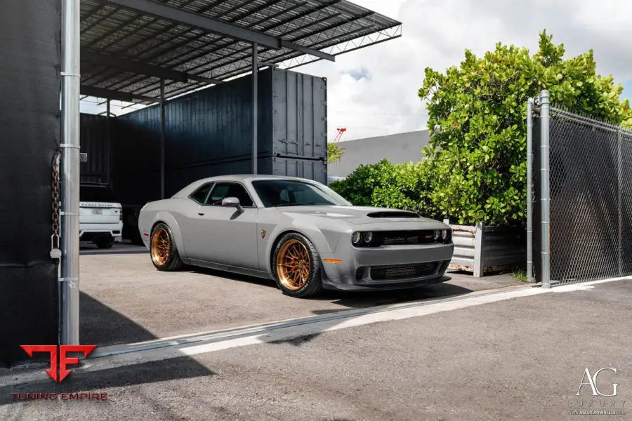 Dodge Challenger Demon on custom forged wheels