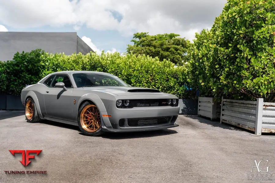 Dodge Challenger Demon on custom forged wheels