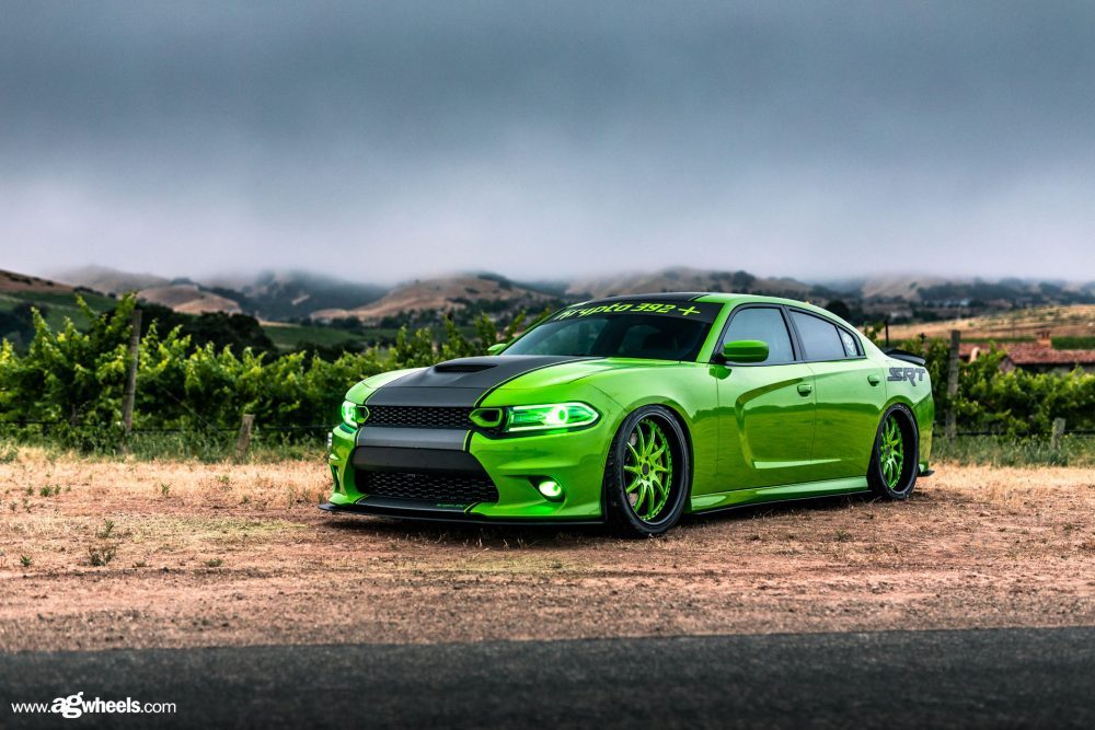 DODGE CHARGER 392 on custom forged wheels