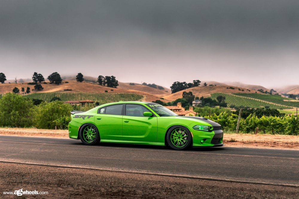 DODGE CHARGER 392 on custom forged wheels