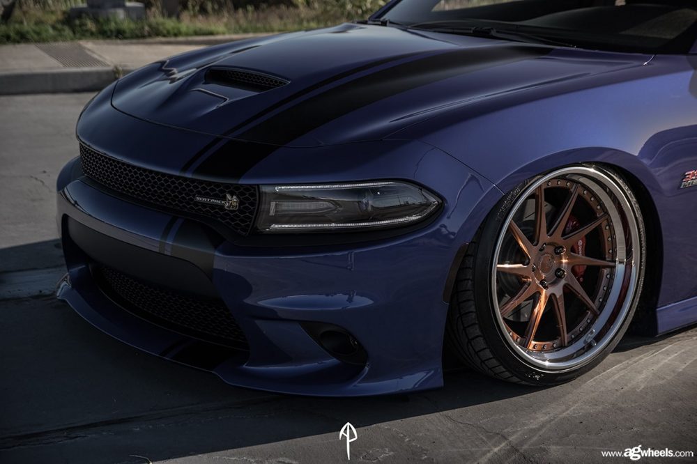 DODGE CHARGER 392 SCATPACK on custom forged wheels