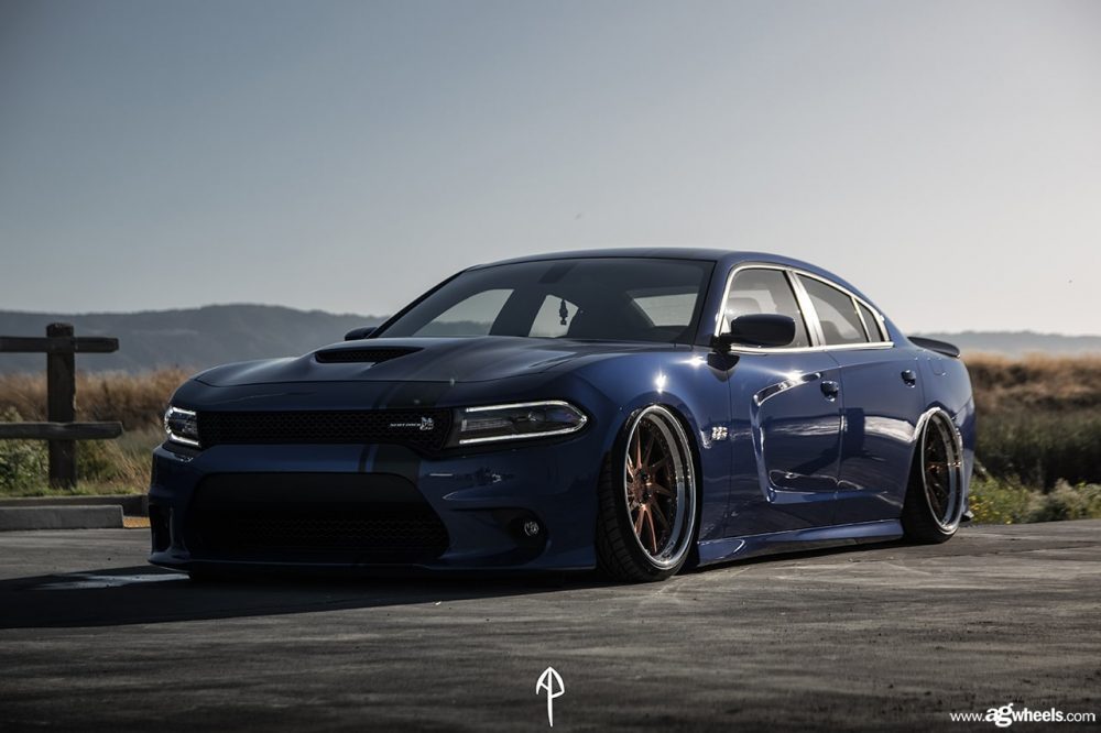 DODGE CHARGER 392 SCATPACK on custom forged wheels