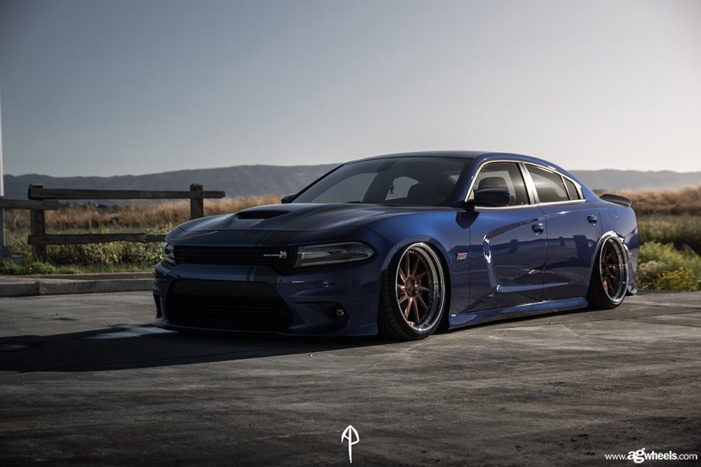 DODGE CHARGER 392 SCATPACK on custom forged wheels
