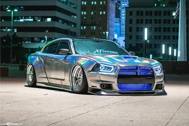 DODGE CHARGER on custom forged wheels