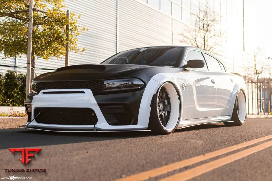 DODGE CHARGER on custom forged wheels