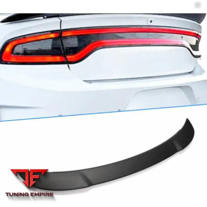 DODGE CHARGER MATTE BLACK REAR TRUNK SPOILER 2015-2023Y
