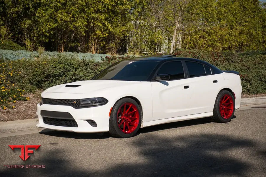 DODGE CHARGER SCAT PACK on custom forged wheels