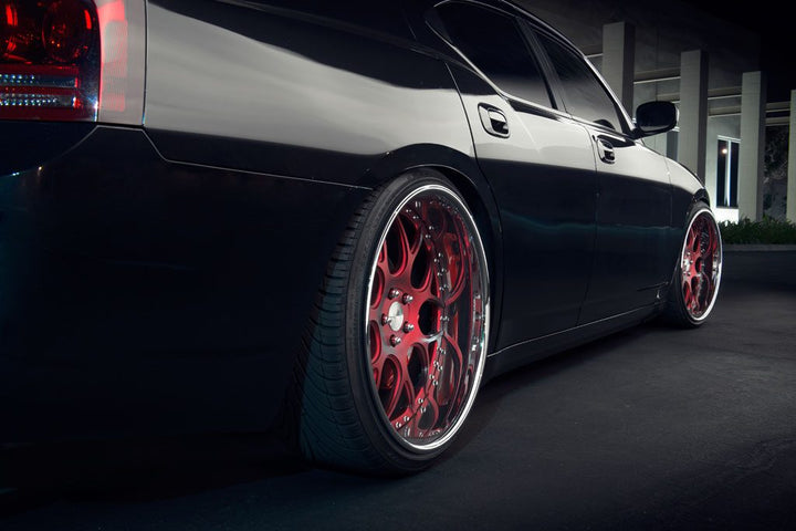 DODGE CHARGER SRT8 on custom forged wheels