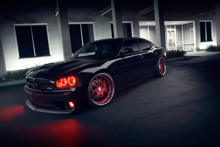 DODGE CHARGER SRT8 on custom forged wheels
