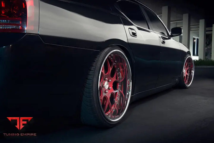 DODGE CHARGER SRT8 on custom forged wheels