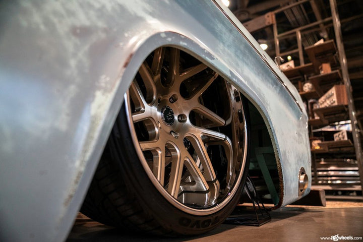 DODGE D SERIES on custom forged wheels