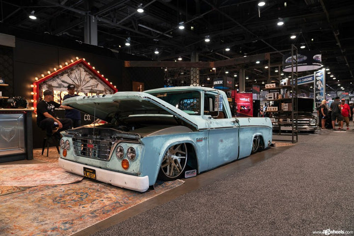 DODGE D SERIES on custom forged wheels