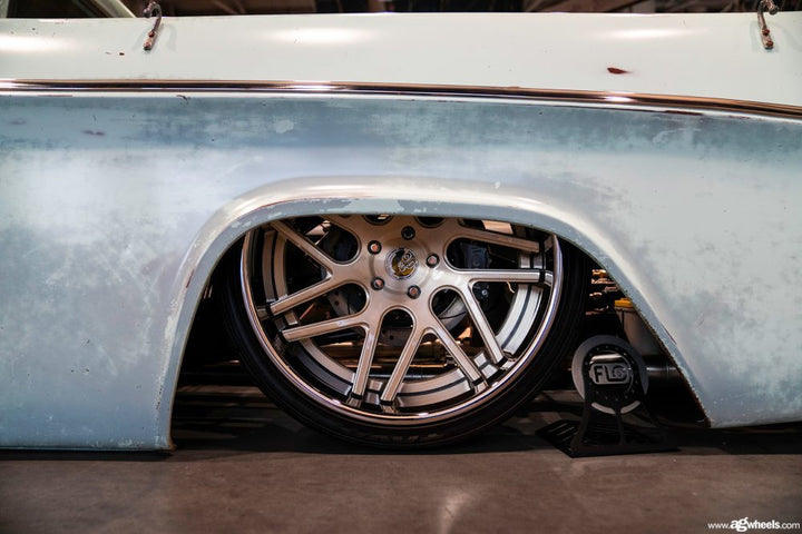 DODGE D SERIES on custom forged wheels