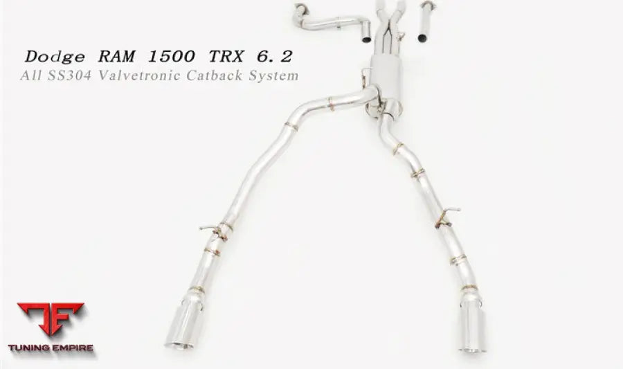 Dodge Ram1500 Trx 6.2 All Ss304 Valvetronic Exhaust System