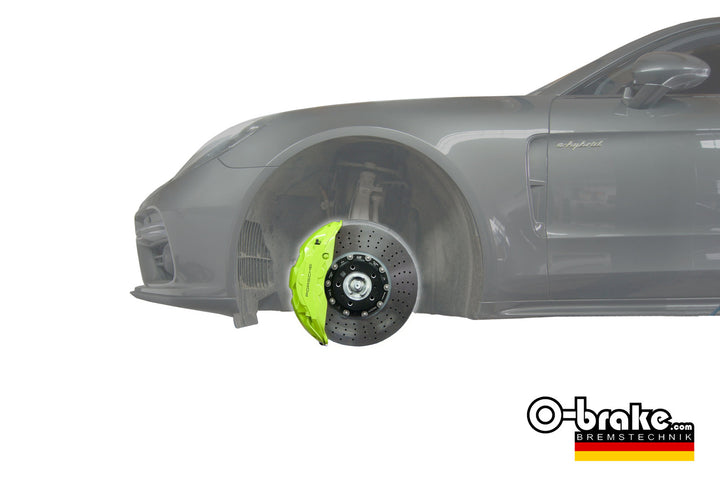 O-BRAKE PORSCHE PANAMERA TYP 971 TURBO HYBRID HTCIC BRAKE KIT DRILLED - FRONT + REAR