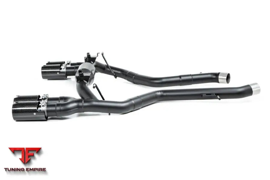 EISENMANN BMW RACE BLACK SERIES PERFORMANCE EXHAUST + CARBON TIP SET - F87 M2 COMPETITION