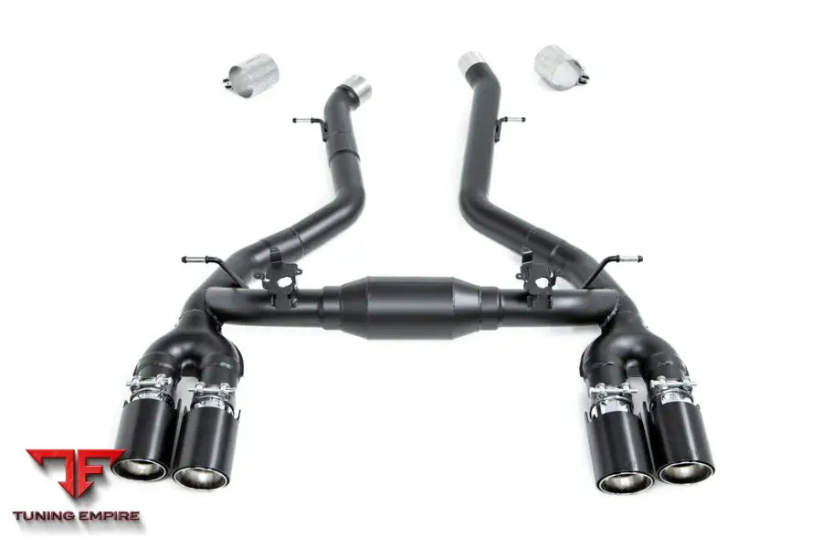 EISENMANN BMW RACE BLACK SERIES PERFORMANCE EXHAUST + CARBON TIP SET - F87 M2 COMPETITION