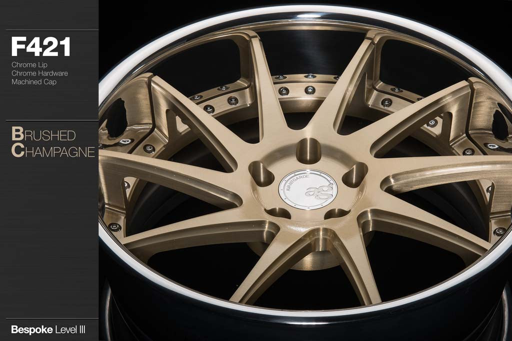 AVANT GARDE AG F421 - BRUSHED CHAMPAGNE