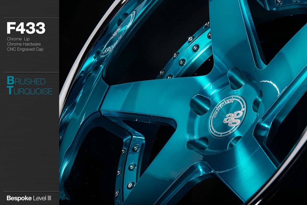 AVANT GARDE AG F433 - BRUSHED TURQUOISE