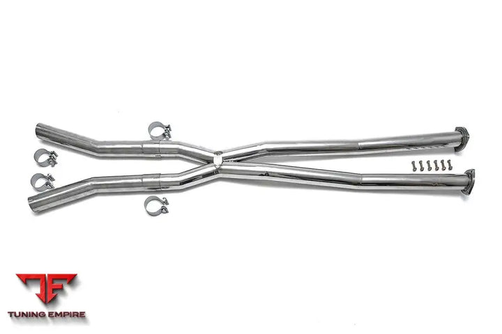 FABSPEED AUDI S8 V10 RESONATOR BYPASS X-PIPE (2006-2009)