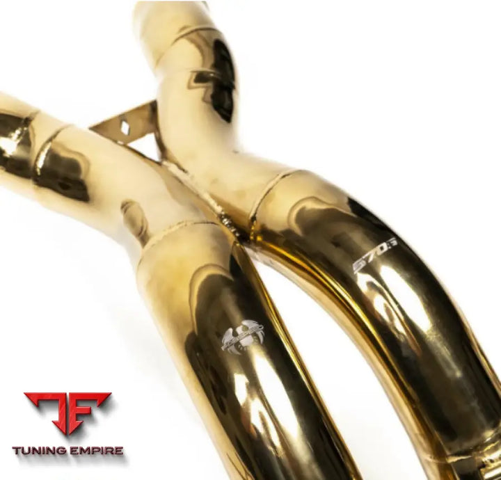 FABSPEED MCLAREN 570S SUPREME TITANIUM X-PIPE EXHAUST SYSTEM (2015+)