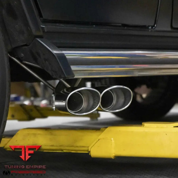 FABSPEED MERCEDES-BENZ G-WAGEN G63 AMG MAXFLO PERFORMANCE EXHAUST WITH QUAD TIPS (2015-2018)