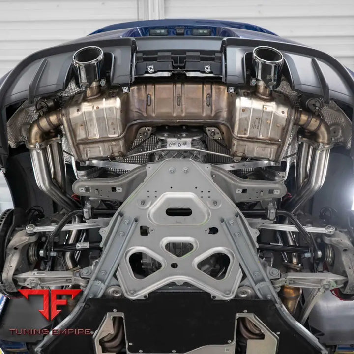 FABSPEED PORSCHE 718 GT4/GTS/SPYDER OVER AXLE LINK PIPES (2020+)