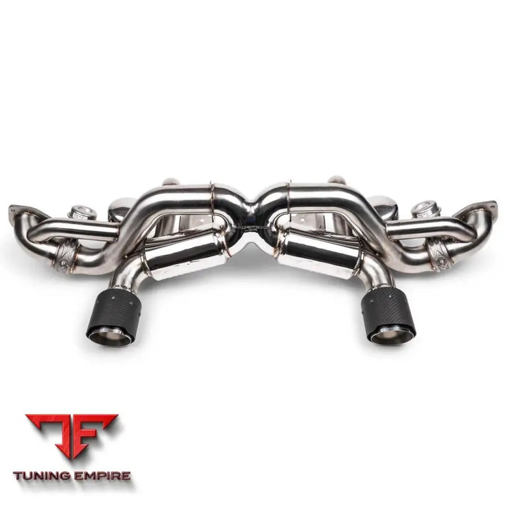 FABSPEED PORSCHE 718 GT4 RS VALVETRONIC X-PIPE CAT-BACK EXHAUST SYSTEM (2022+)
