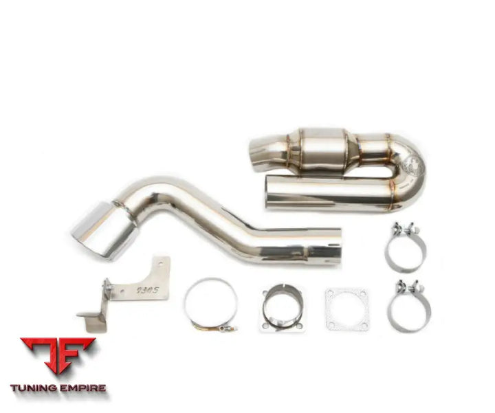 FABSPEED PORSCHE 911 TURBO/930 SPORT MUFFLER BYPASS EXHAUST SYSTEM WITH CATALYST (1976-1989)