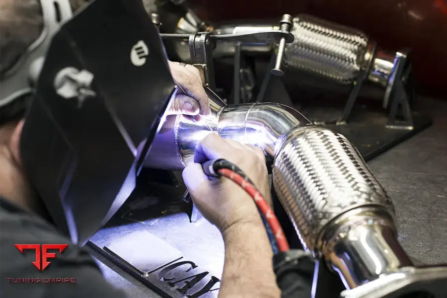 FABSPEED PORSCHE 955 TURBO/TURBO S PRIMARY SPORT CATALYTIC CONVERTERS (2002-2007)