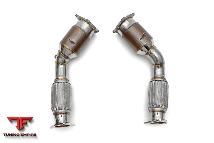 FABSPEED PORSCHE 955 TURBO/TURBO S PRIMARY SPORT CATALYTIC CONVERTERS (2002-2007)