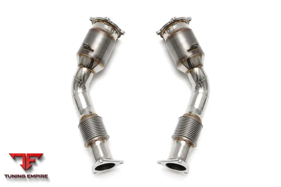 FABSPEED PORSCHE 957 TURBO/TURBO S PRIMARY SPORT CATALYTIC CONVERTERS (2008-2010)