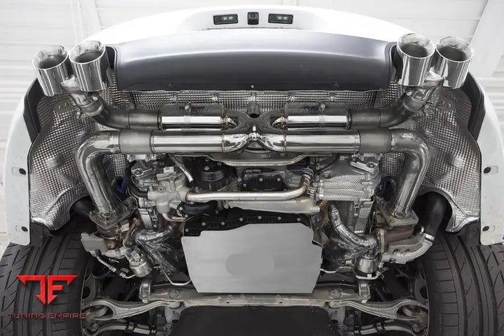 FABSPEED PORSCHE 991.2 CARRERA CENTER MUFFLER BYPASS X-PIPE (FOR BASE) (2017-2019)