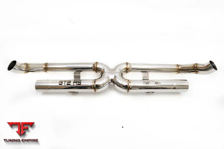 FABSPEED PORSCHE 991.2 GT2 RS CENTER MUFFLER BYPASS X-PIPE (2018+)